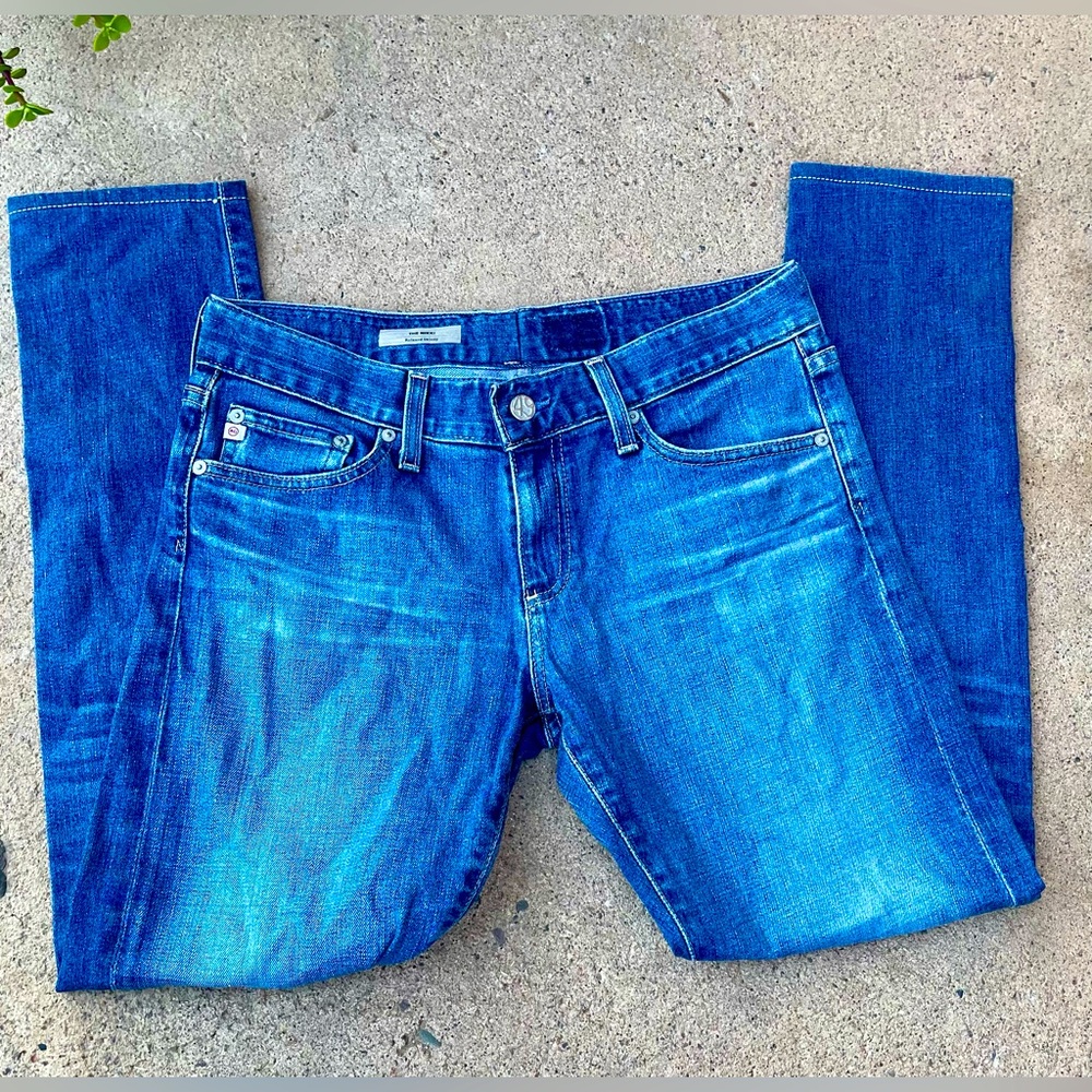 AG ADRIANO GOLDSCHMIED THE NIKKI RELAXED FIT SKINNY JEANS SIZE 28 EUC